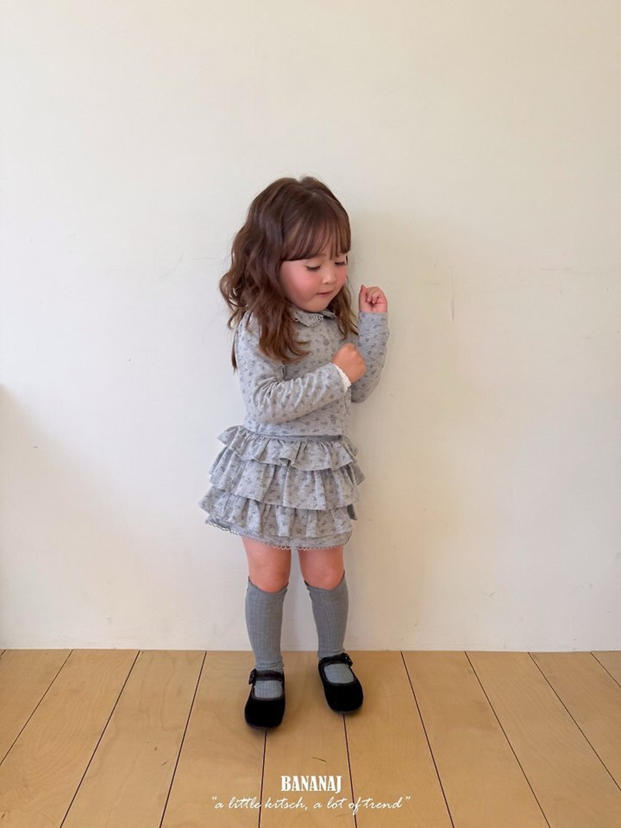 韓国子供服 / BANANA J / 26Autumn / ジェニー カーディガン / 秋服 / キッズ *XS~JS*