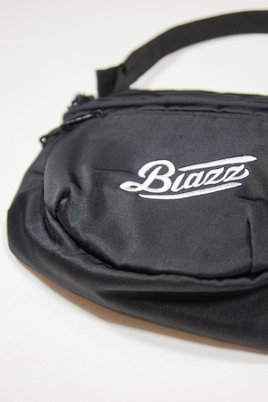 LOGO 2way Shoulder Bag "Large" [BLACK/WHITE]