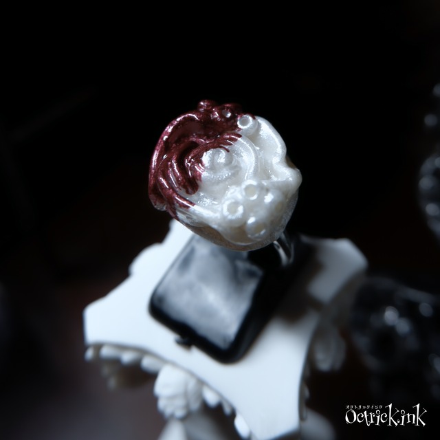 KRAKEN・Bubble Яose must to be red リング