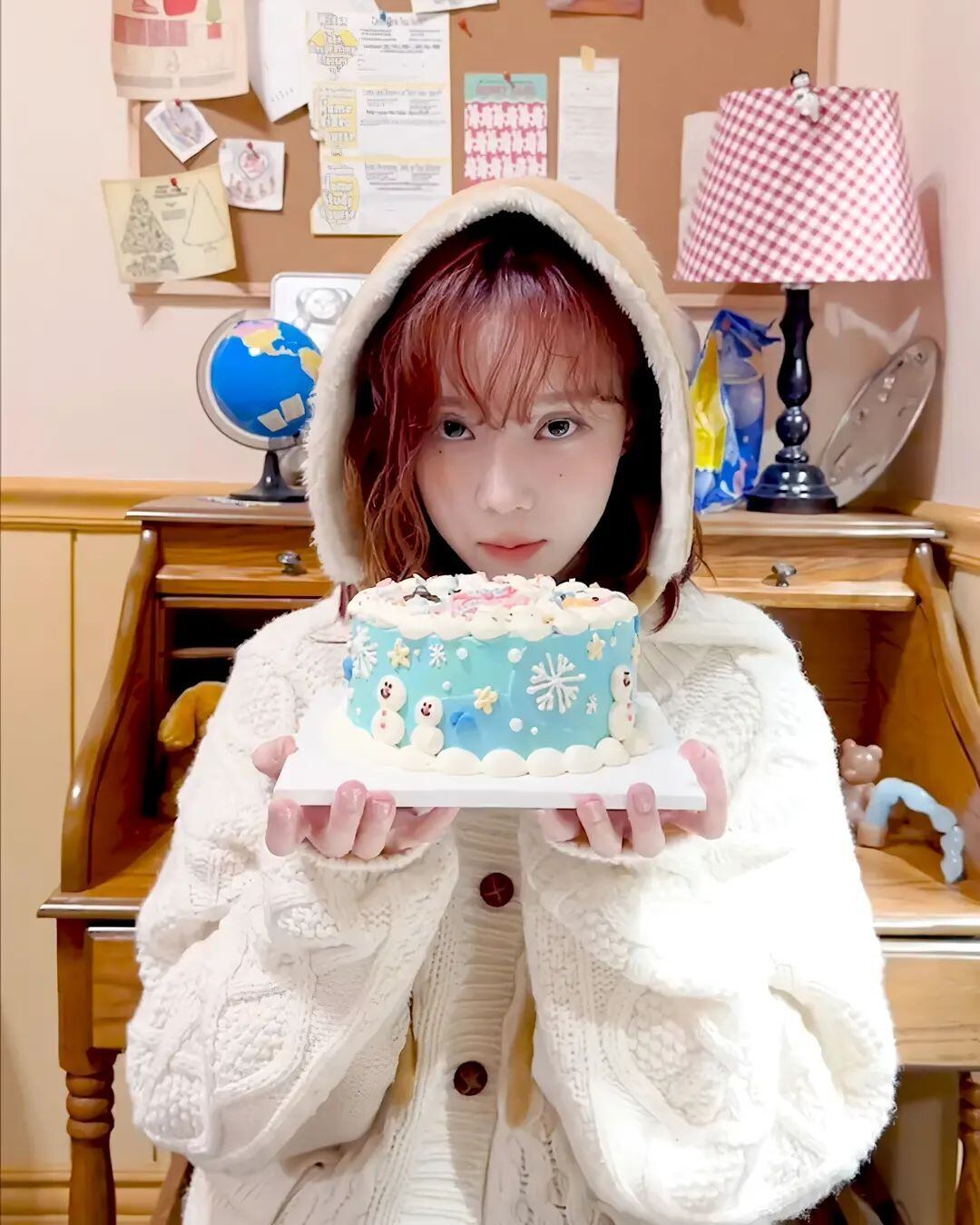 ☆AESPA ウィンター 着用！！【Brown Hat】Miu Ear Muffler | もごつ