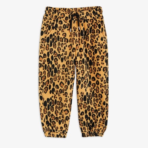 【mini rodini】【10000059】LEOPARD FLEECE TROUSERS