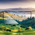 Hy+ iPhone17 Air 対応 強化ガラスフィルム 9H硬度 W硬化製法 一般ガラスの3倍強度 全面保護 全面吸着 ブラック