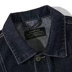 Patch Pocket Button Front Hip-Length Denim Jacket ◇H0858