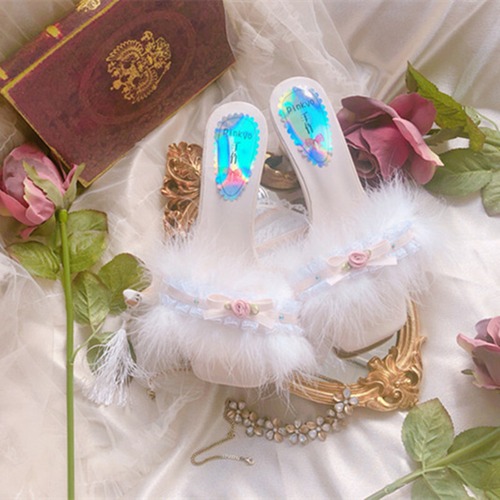 ✞✝✞ ハートヒール♥カワイイ♥ 靴 シューズ ハイヒール スウィート ✞✝✞ゴスロリ SM ミリ 甘ロリ クラロリ 和ロリ エレガント 黒ロリ 姫ロリ 華ロリ DD-DD4567375