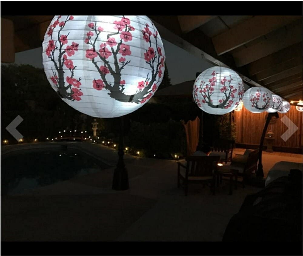 和風燈籠 金属製 花びら装飾 【公式通販】