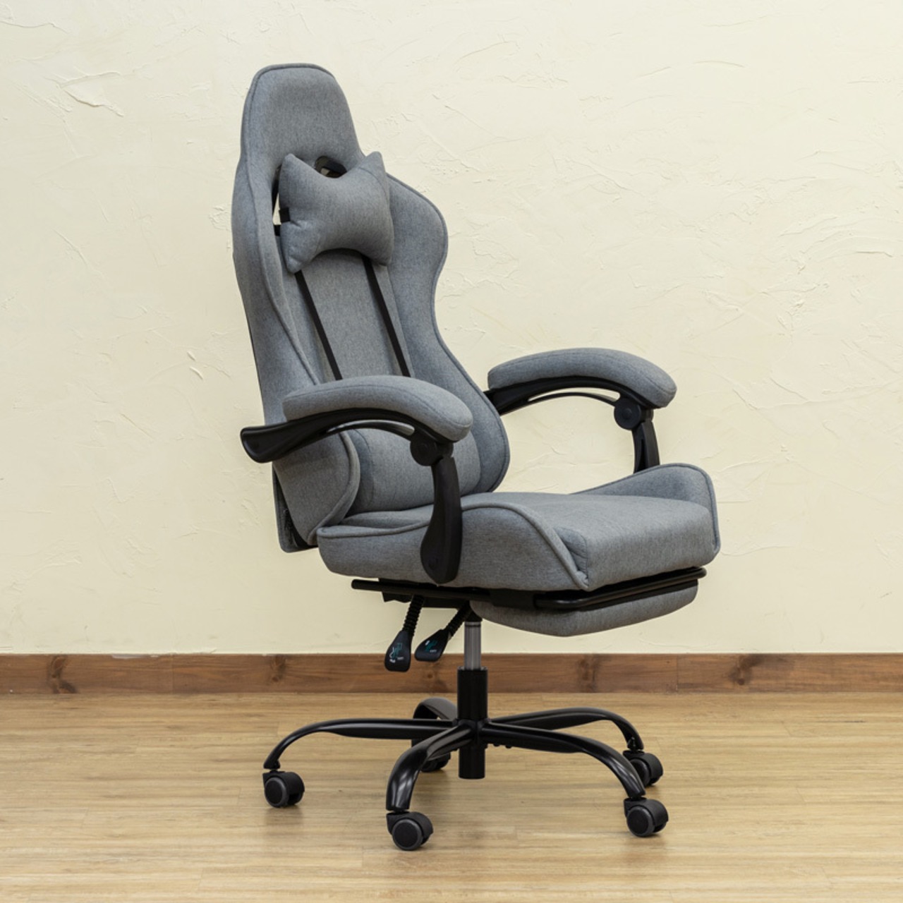 ファブリック ゲーミングチェア BE/BL/DBR/GR | インパクト家具 