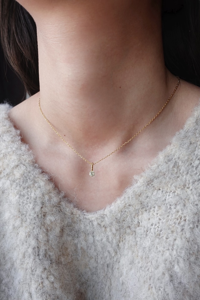 mini birthstone necklace