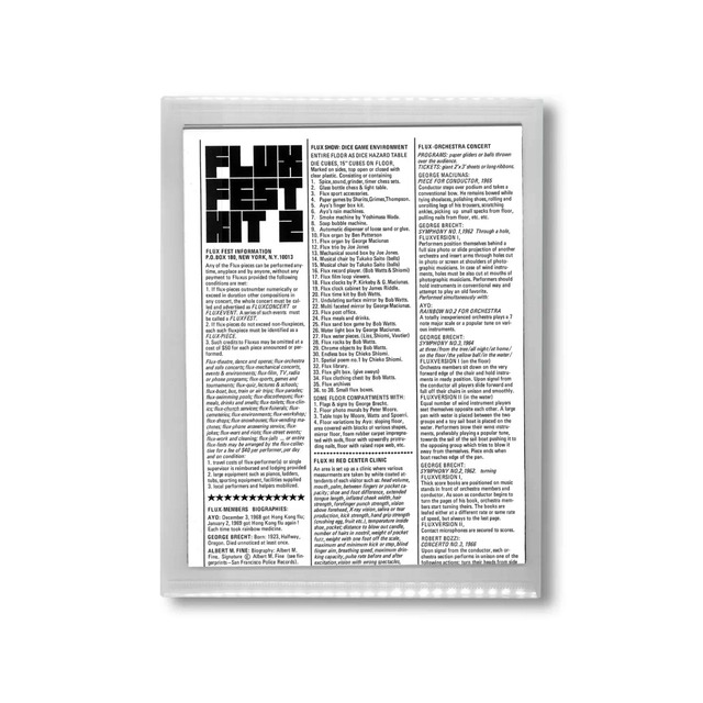 George Maciunas: FLUXUS FEST SALE＋FEST KIT 2[FACSIMILE EDITION]