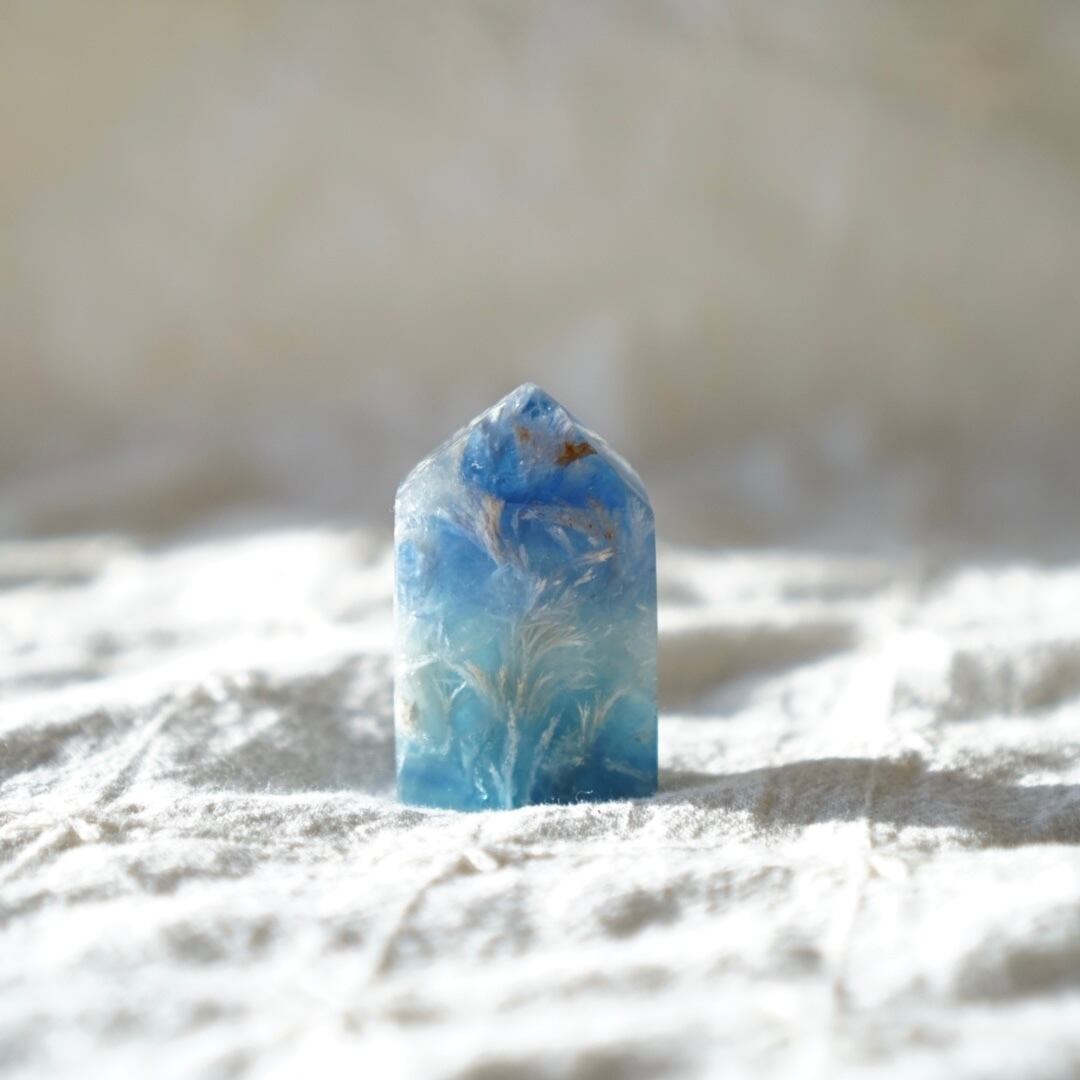 【C】スノーフレークフローライトのミニタワー