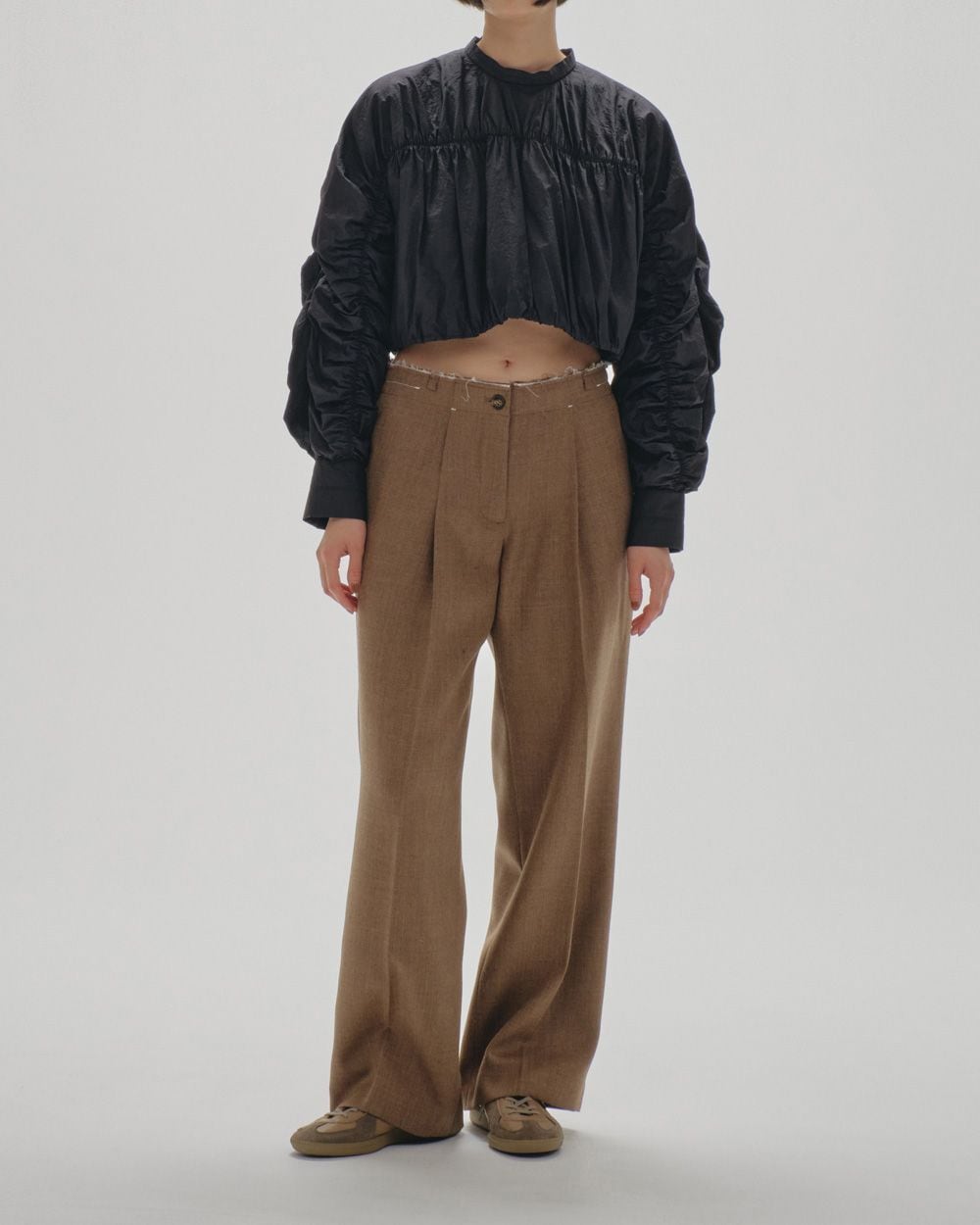 TODAYFUL(トゥデイフル) Lowwaist Wool Trousers | サウス
