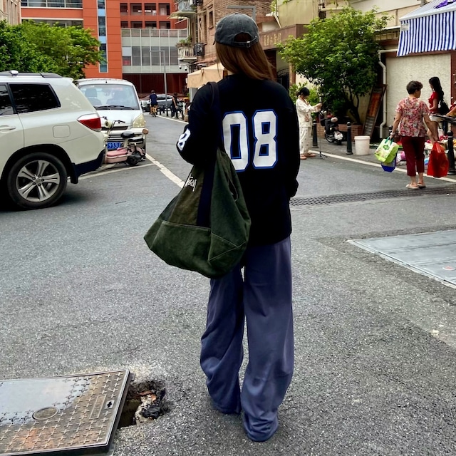 ナンバリングロゴロングスリーブTシャツ 3col R02551