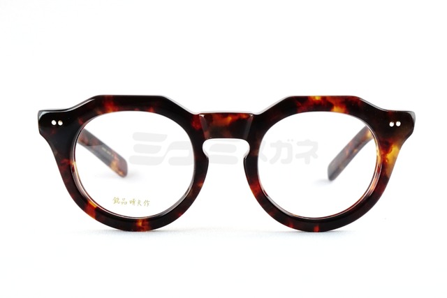 銘品晴夫作 メガネ ME-205 C-3 クラウンパント クラシック セルロイド CELLULOID 鯖江 日本製 正規品-2枚目