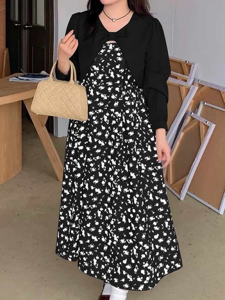 さり気ないアクセントで大人可愛く着映える ショート丈リボン風