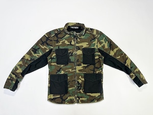 23SS Natural Stretch Ripstop Camouflage Military Shirts Jacke / ナチュラルストレッチリップストップカモフラージュミリタリーシャツジャケット