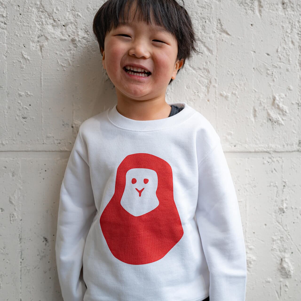 graphic sweatshirt [DARUMA MONKY] | little piece