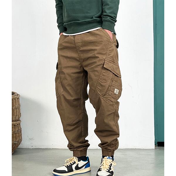 Side pocket design pants P175