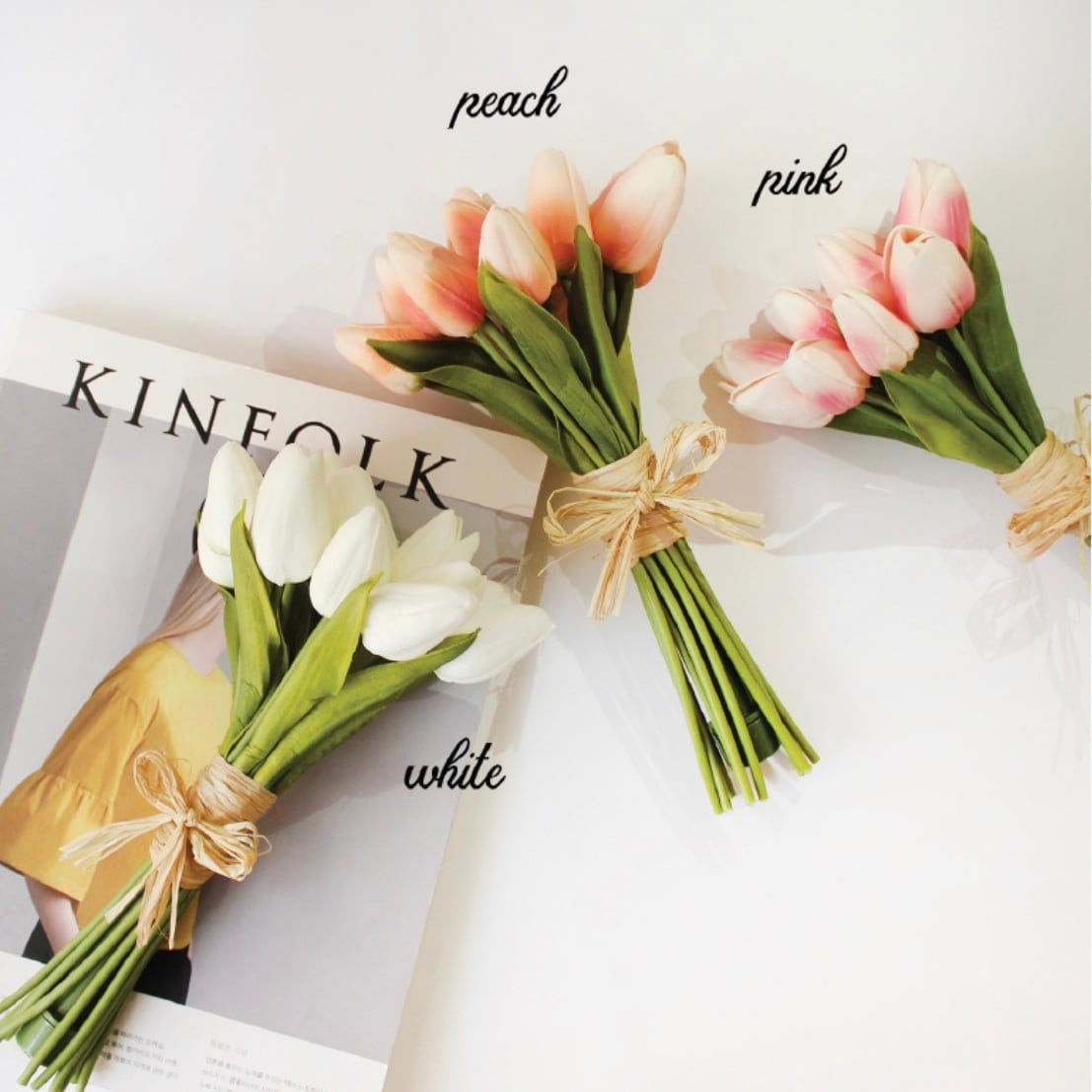 tulip flower bouquet LED light 4colors / チューリップ ライト 韓国