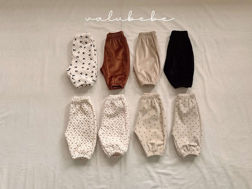 [予約][送料無料]《valubebe》Winter embossed pants 25 (kids) 42