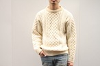 80s L.L.Bean Fisherman Knit IRELAND製