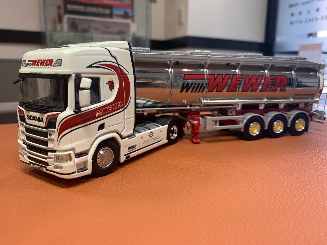 WSI 1/50 スカニア Rシリーズ CR20H タンクトレーラー WILLI WEWER 