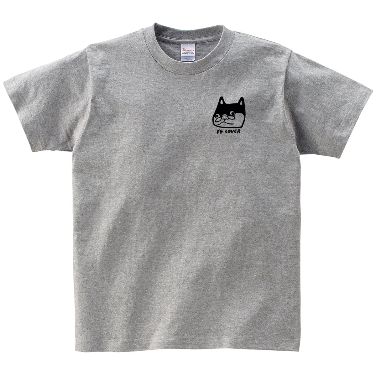 おとぼけ フレブル Tシャツ ワンポイント dog62 犬 ブヒ フレンチブルドッグ 服 ゆるい イラスト おもしろ Tシャツ