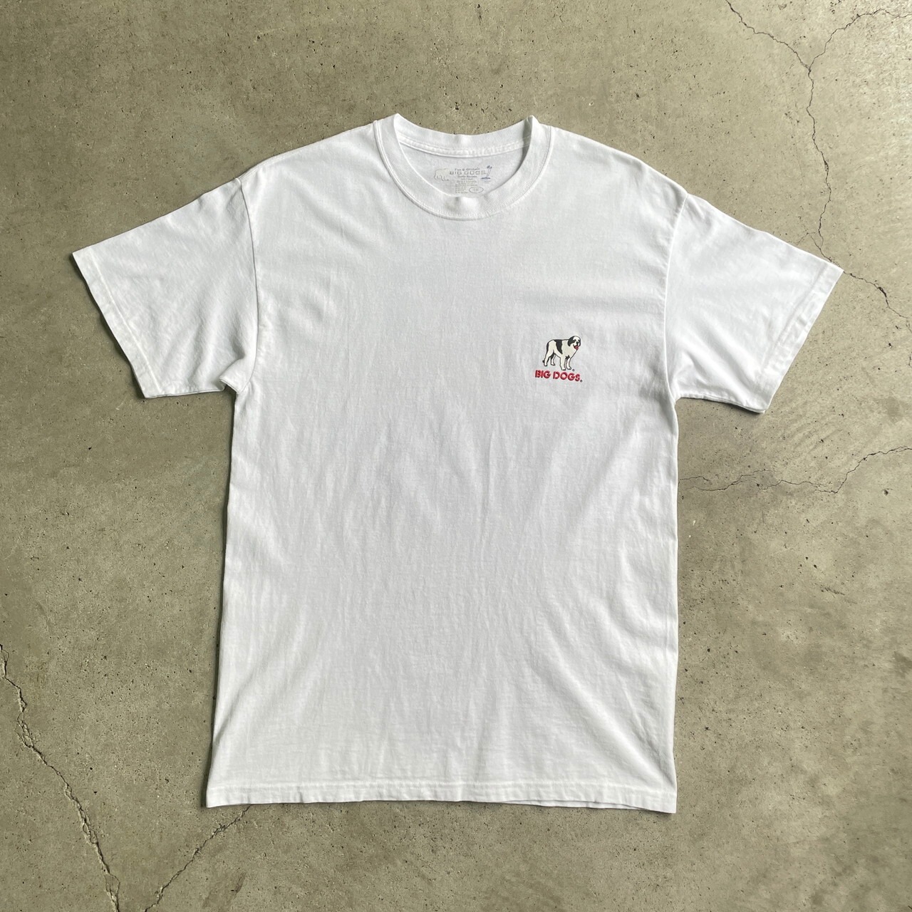 00年代 BIG DOGS ビッグドッグス アニマル バックプリントTシャツ 