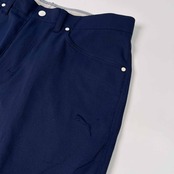 PUMA GOLF プーマ ゴルフ ピケ風ストライプ スラックスパンツ サイズ L /ネイビー/メンズ/スポーツ