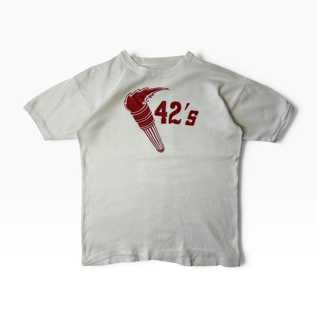 40s ”42’s” T-shirs 40sヴィンテージＴシャツ ラバープリント