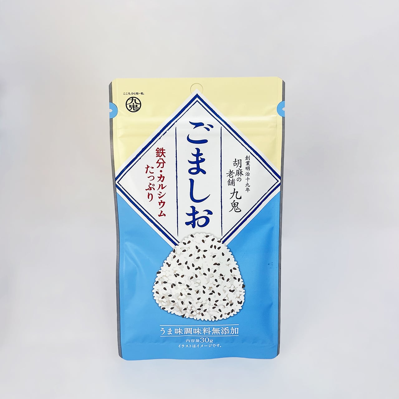 セール（15日まで）　銀製　オシドリ　塩こしょう入れ　箱なし ○九鬼 ごましお30g 化学調味料無添加 | GOODFOODS なちゅらるこーと