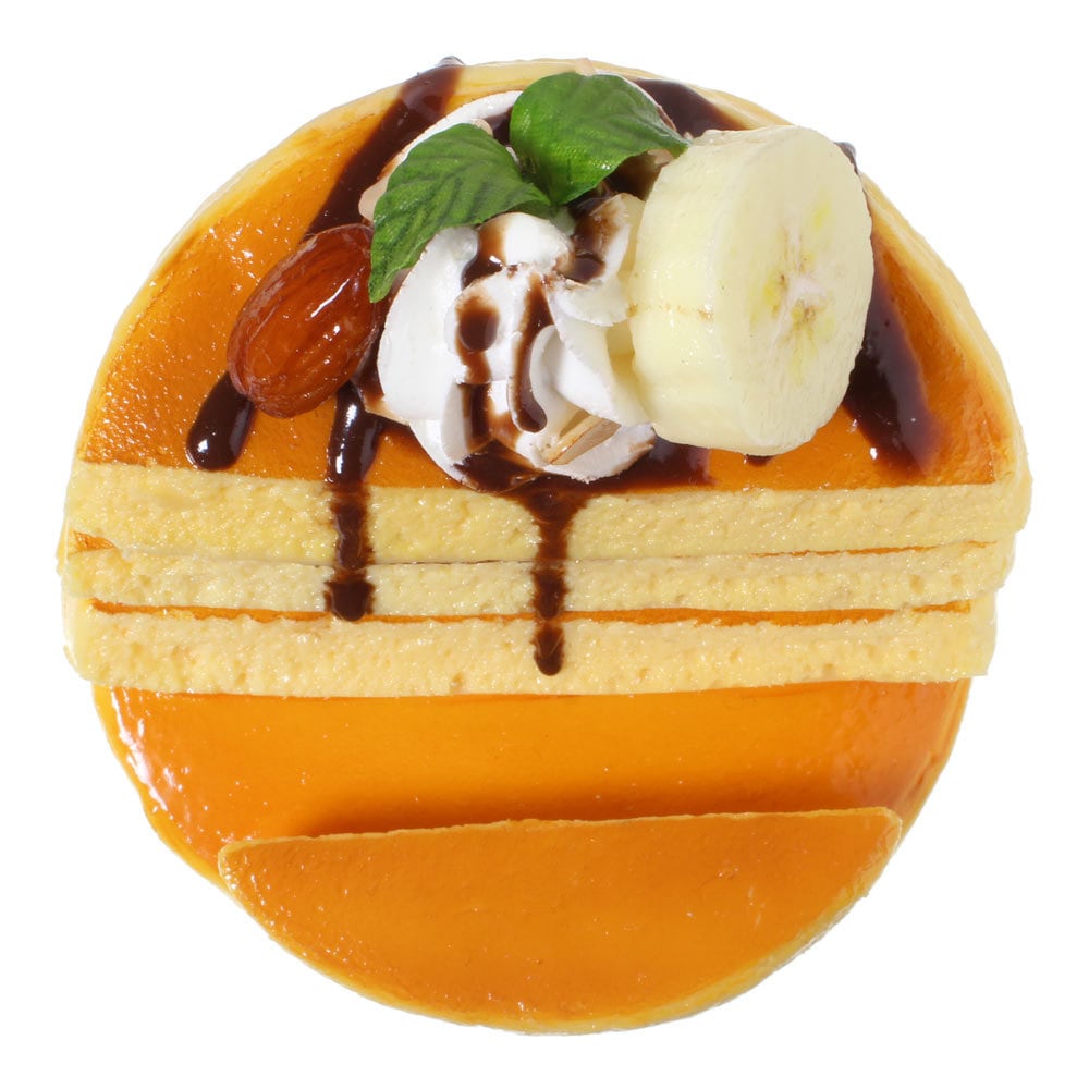 9018]食品サンプル屋さんのスマホスタンド（ホットケーキ：チョコ