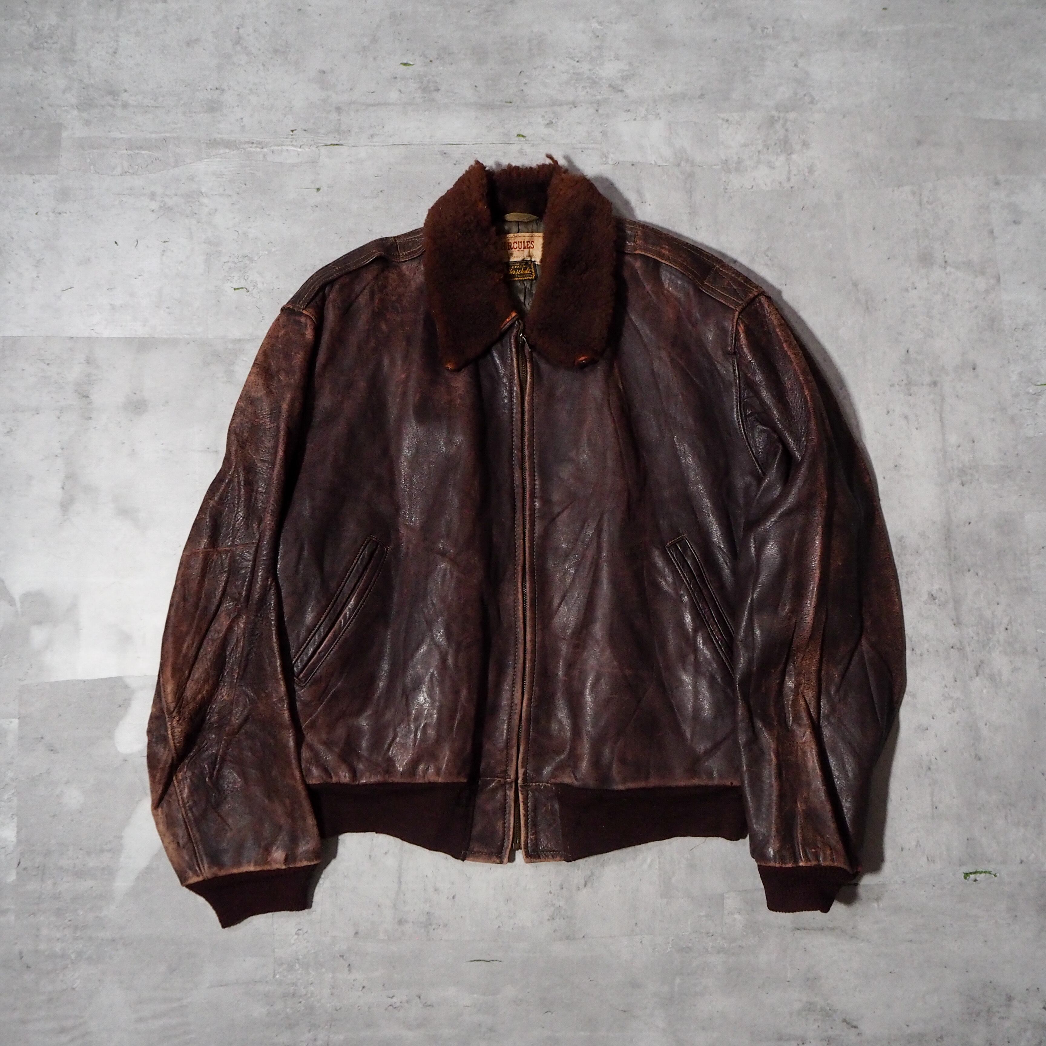 60s “HERCULES” G-1 type leather jacket 60年代 ヘラクレス レザージャケット ヴィンテージ vintage