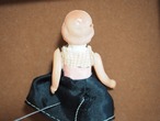 おしゃれガール　白襟とギンガムチェック　JAPANセルロイド 画像11