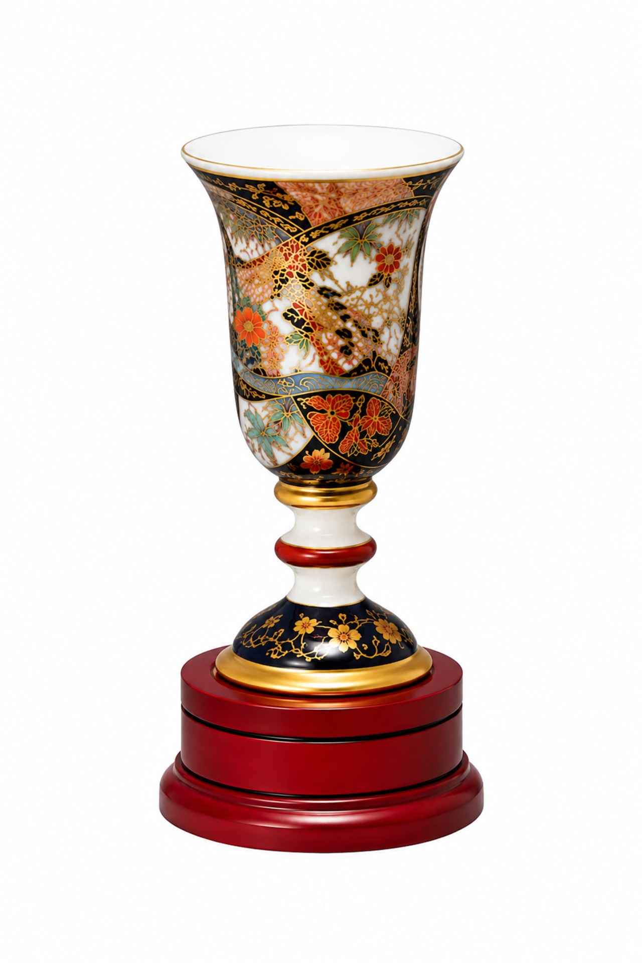 有田焼 ポラリスカップ｜Arita Ware Trophy Cup – Ko-Imari Style