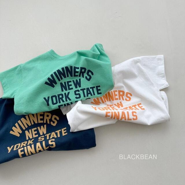 [即納S/L]≪black bean≫winner T navy (kids)26