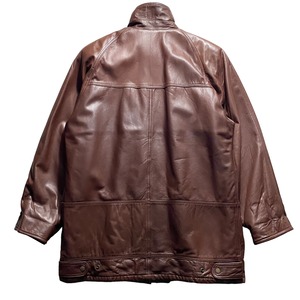 vintage COACH leather half coat