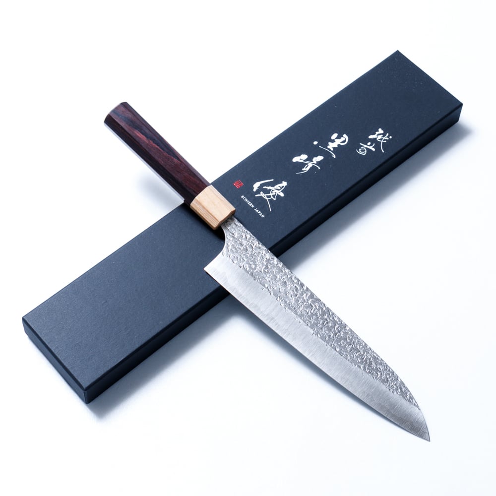 黒崎優・牛刀「雫」21cm | 職人包丁商店・刃屋 黒崎優・牛刀「雫」21cm | 職人包丁商店・刃屋
