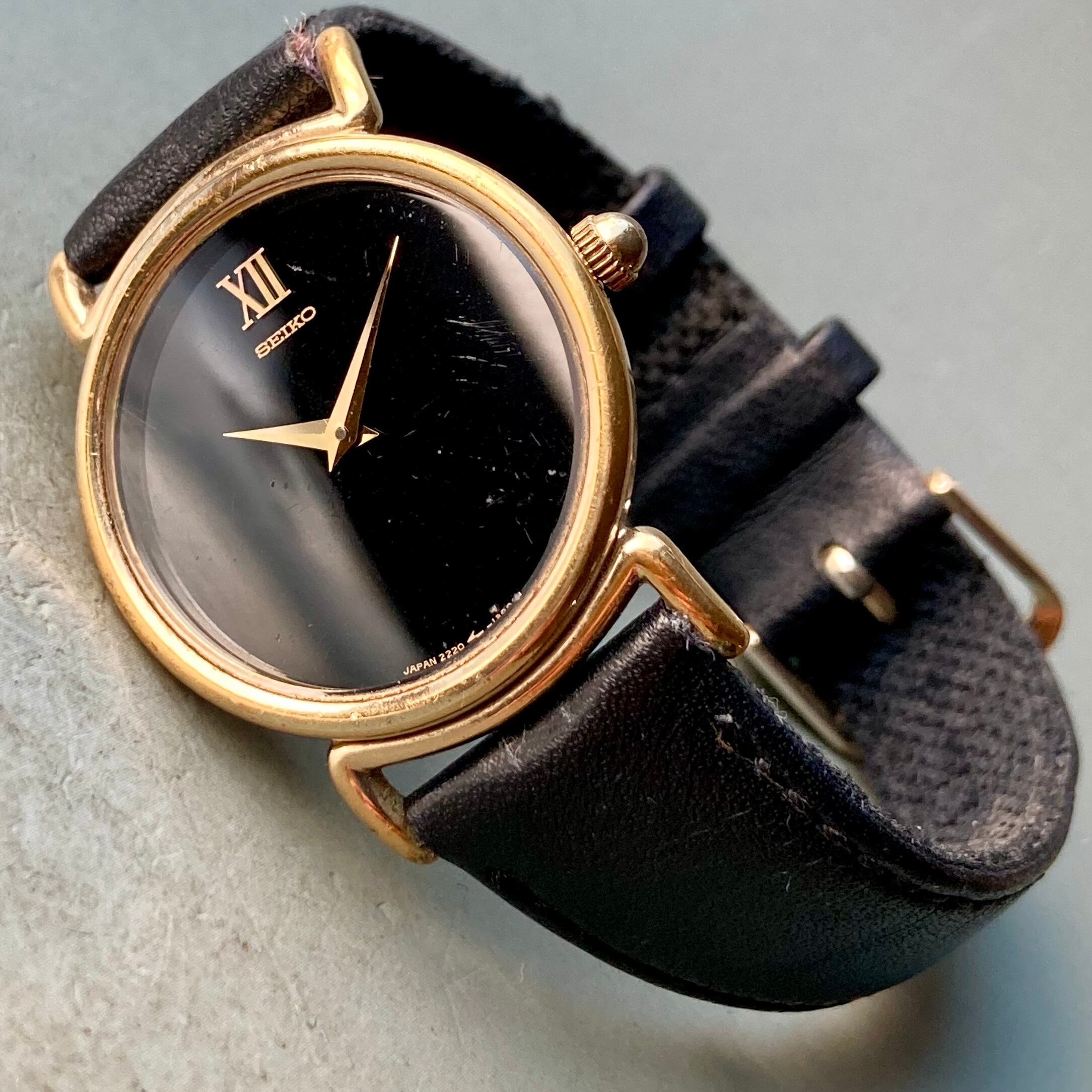 動作品】セイコー シャリオ 腕時計 1976年 昭和51年 手巻き メンズ