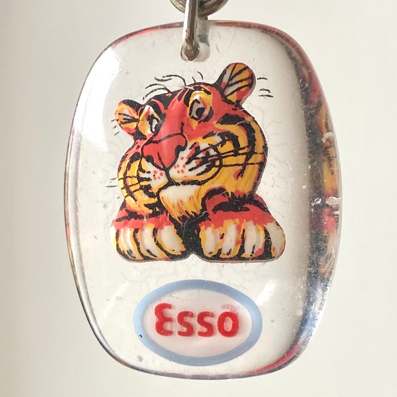 ESSO TIGER エッソタイガー ブルボンキーホルダー フレンチ