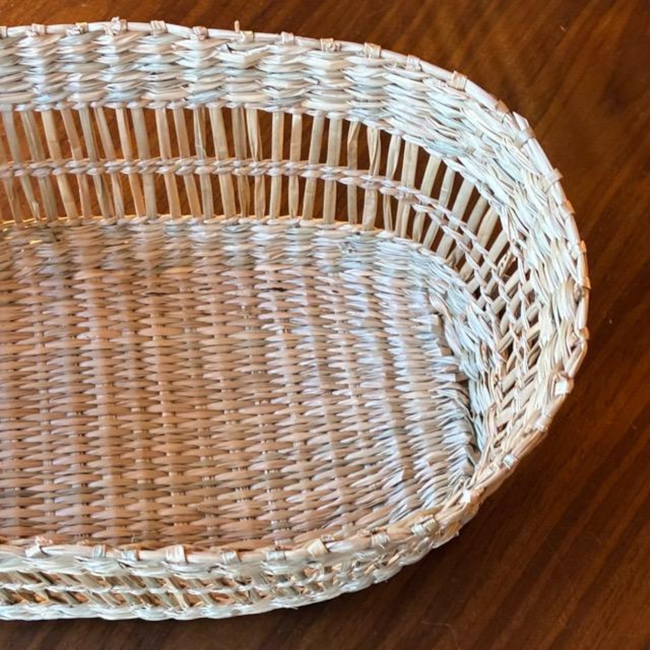 Vietnam Seagrass oval basket S　ベトナム　シーグラスオーバルバスケット S　家具　インテリア　収納　小物入れ　バスケット　水草　カゴ