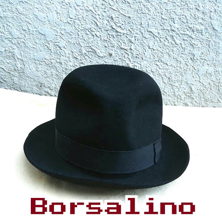 イタリア製】ボルサリーノBorsalino/美品/ラビットファー×フェルト ...