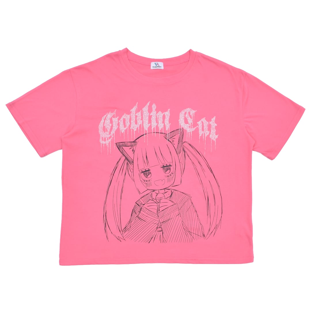 ラメ Goblin Cat Tシャツ | VOLCAN&APHRODITE
