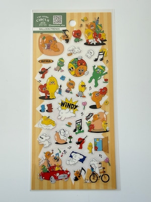 CREATORS CIRCUS 透明シール BALLOON FRIENDS