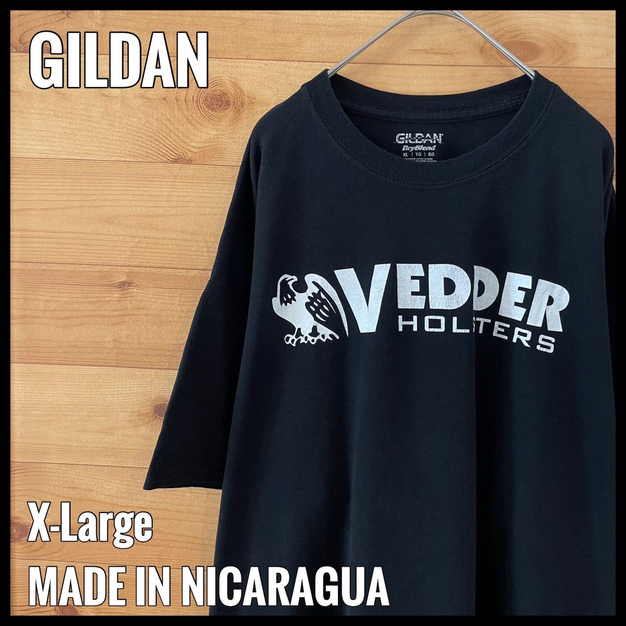 【GILDAN】ホルスター Tシャツ Vedder Holsters アドバタイジング XL ビッグサイズ US古着