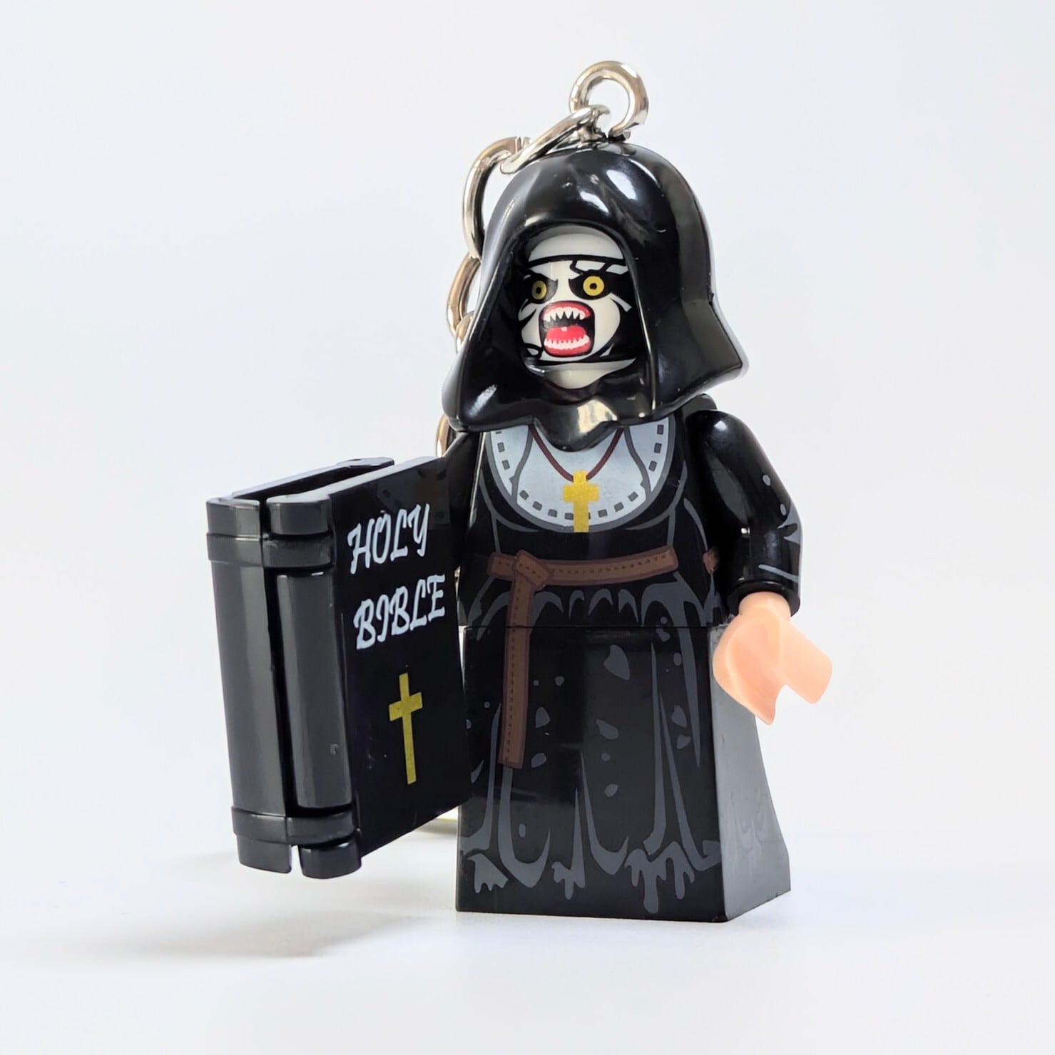 ★ブロックフィギュアキーホルダー★【 the Nun / 死霊館のシスター 】VALAK ver.2 / ヴァラク / Valac / ウァラク  / 死霊館 〚アメリカン雑貨 アメトイ〛