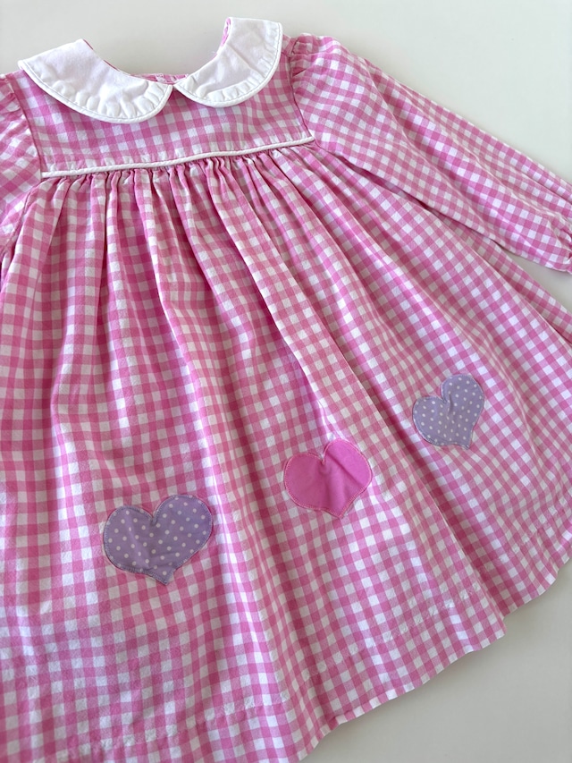 【24m相当】ギンガムチェックdress