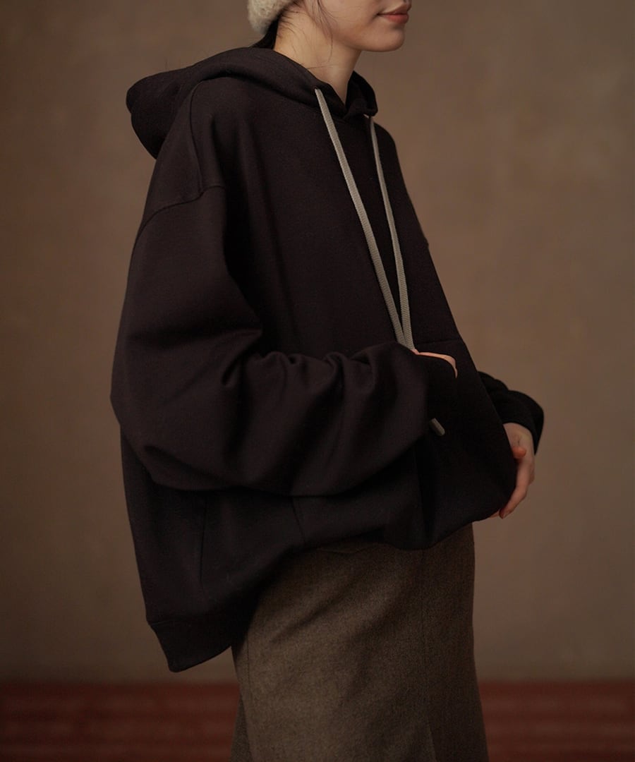 ココア色◆スウェットパーカー【t-10647】