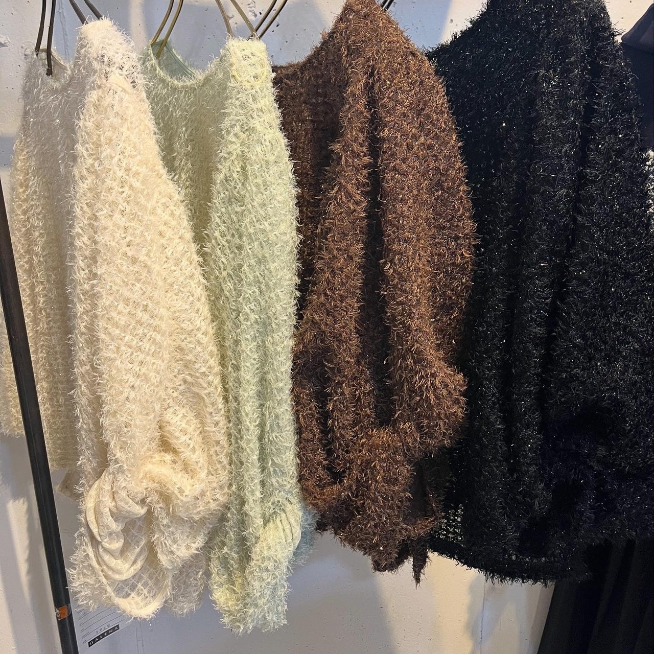 ガレナ GARENA ラメフェザーブラウス