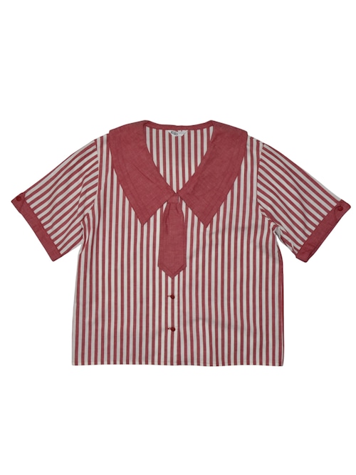 DoReMi Unique Series – Sailor Collar Striped Top