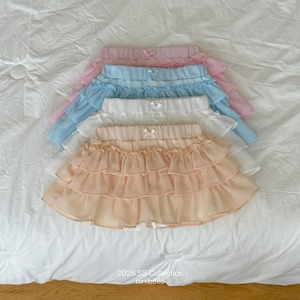 [ninibello] Fruit Cancan Skirt +fee2 / [니니벨로] 후르츠캉캉스커트