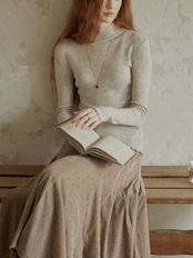 Petit Mellow High Neck Knit F0844